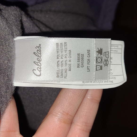 Cabela's Purple Full-Zip Winter Hiking Outdoors Jacket Size S (reg) - Picture 6 of 6